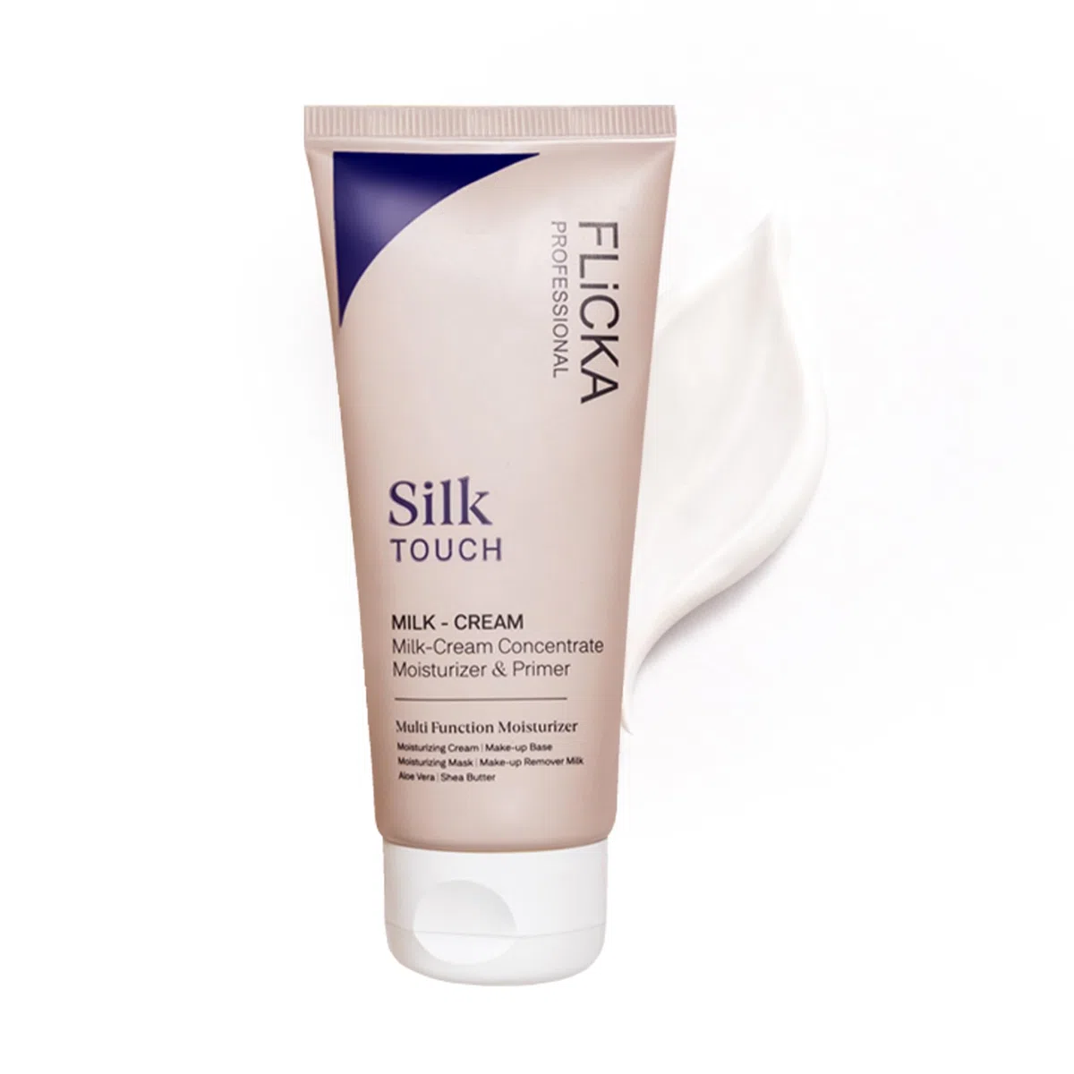 FLiCKA Silk Touch - Idratante e primer 3 in 1 per viso, idratante, leggero, a lunga durata, minimizzatore dei pori, dermatologicamente testato, per tutti i tipi di pelle, base trucco, 60 g, cruelty