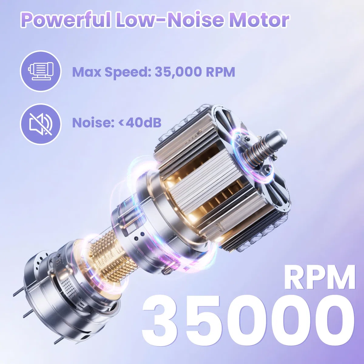 Xoali Fresa Per Unghie 35000 RPM, Lima elettrica per unghie 13 in 1 Kit,Senze Fili Ricaricabile Velocità Regolabile,Professional Portatile LED Elettrico Manicure&Pedicure, Argento