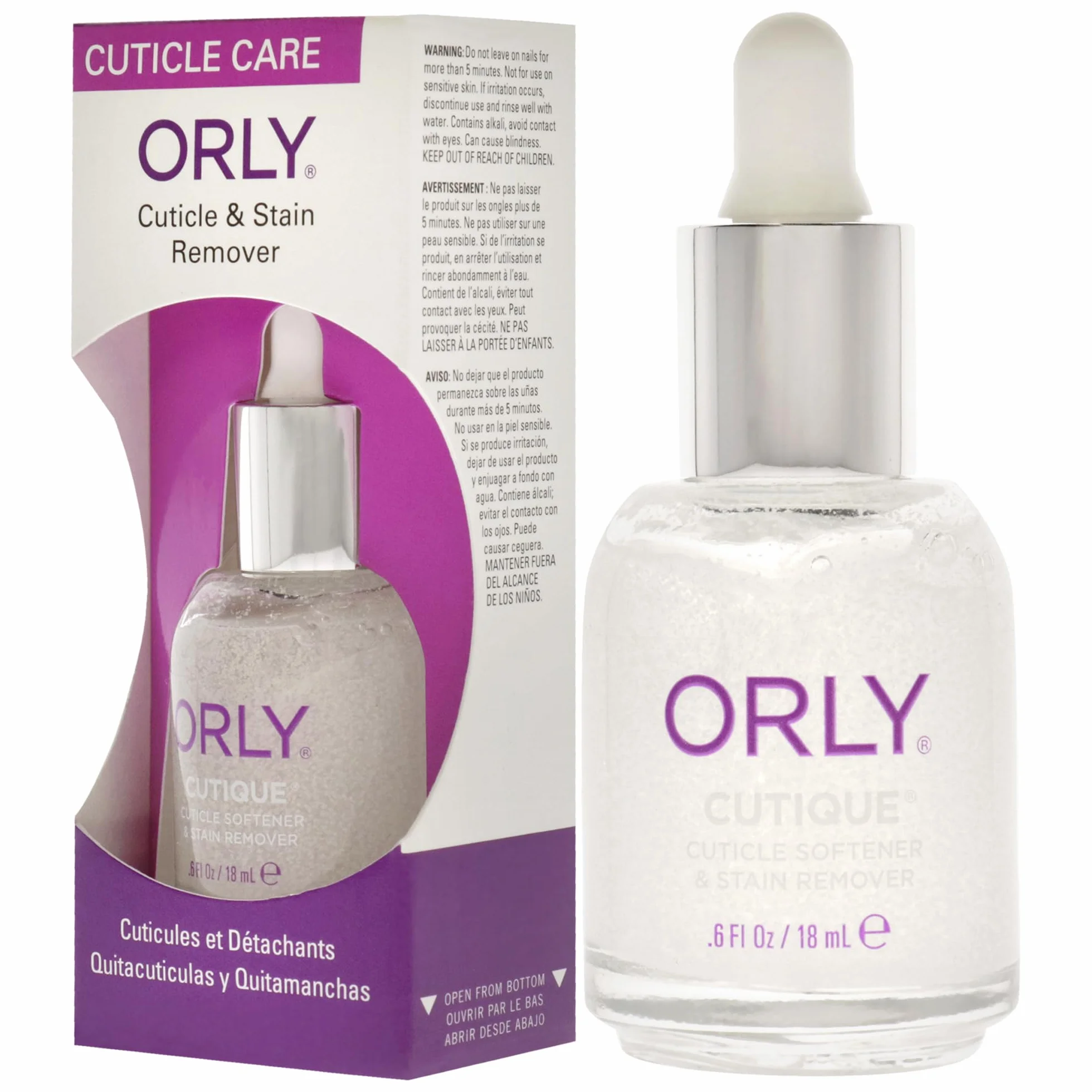Orly Cutique - Smacchiatore per cuticole e macchie, 18 ml