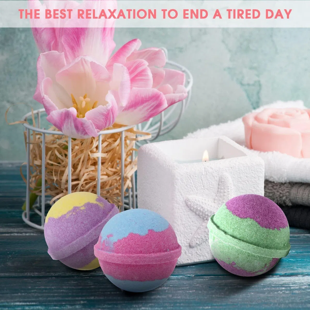 Set di 20 bombe da bagno in schiuma, biologiche e naturali, realizzate a mano, per rilassamento e antistress, ideali come regalo di compleanno per donne, mogli, fidanzate, madri