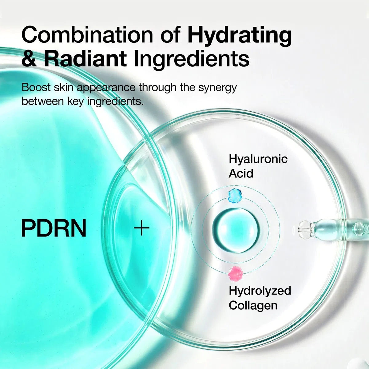 Anua PDRN Hyaluronic Acid Capsule 100 Serum – Siero Viso Coreano con PDRN, Acido Ialuronico e Collagene, Texture Leggera e Acquosa a Rapido Assorbimento, Idratazione Profonda No-Sticky (30 ml)