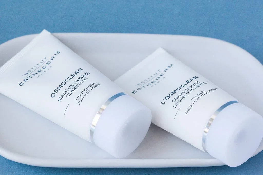 Institut Esthederm – Osmoclean crema esfoliante delicata – Detergente esfoliante senza granuli – Rimuove istantaneamente impurità e residui di inquinamento – Tubo 75 ml
