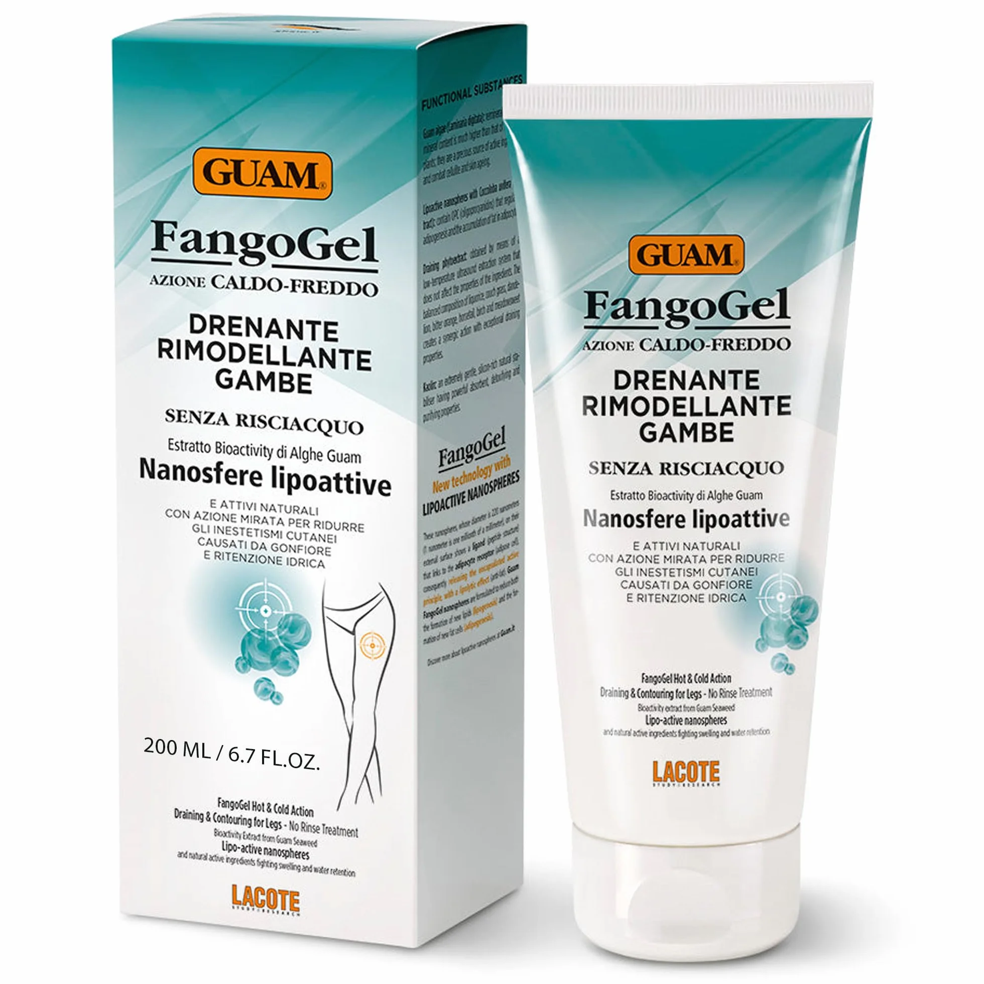 GUAM® FangoGel Drenante Rimodellante Gambe
