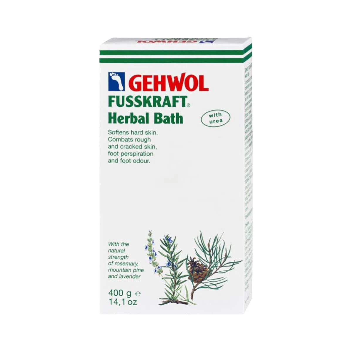 Gehwol Fusskraft Herbal Foot Bath 400g - Refreshes, Softens and Deodorizes Feet
