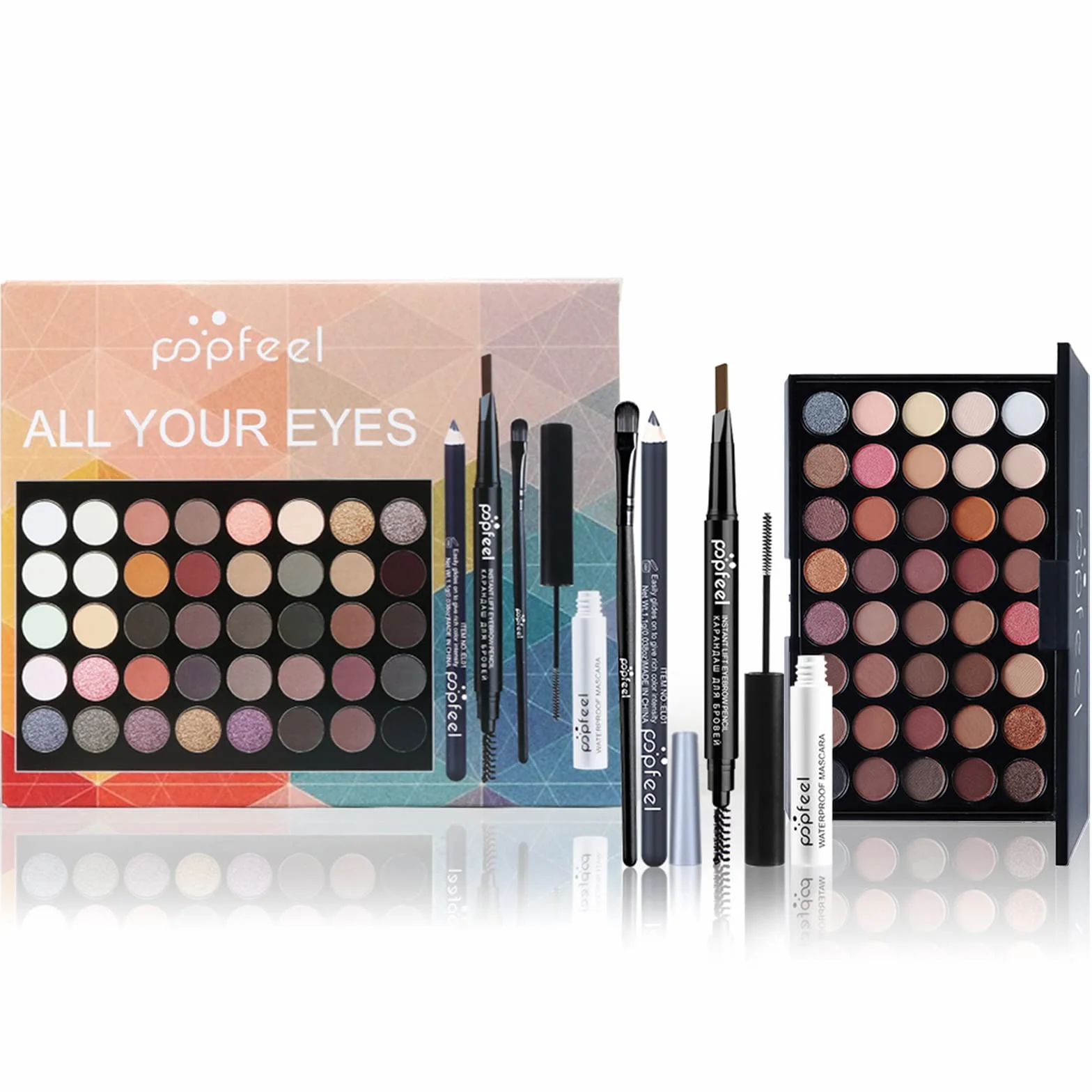 RoseFlower Trousse di Trucchi, Set Professionale Completo, Viaggio Cosmetics Tavolozza Kit per Trucco, Fard e Palette di Ombretti, Set Trucco Iniziale per Donna & Bambina #5
