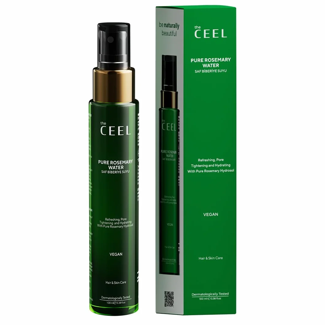 The Ceel Spray tonico per la crescita dei capelli con acqua di rosmarino – Vegan Leave-In Scalp Idration & Anti-Hair Loss Spray – Trattamento giornaliero non grasso per tutti i tipi di capelli – 100