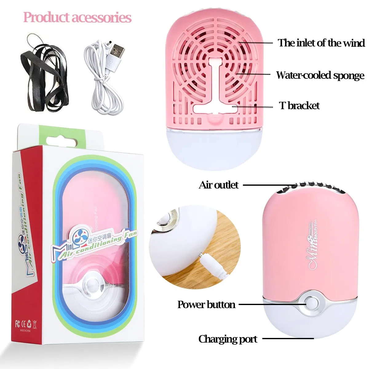 Lash Extension Kit Ciglia USB Aria Condizionata Ventilatore Pinzette Tampone in Silicone Cerotti per Ciglia Colla Anelli Micro Applicatori
