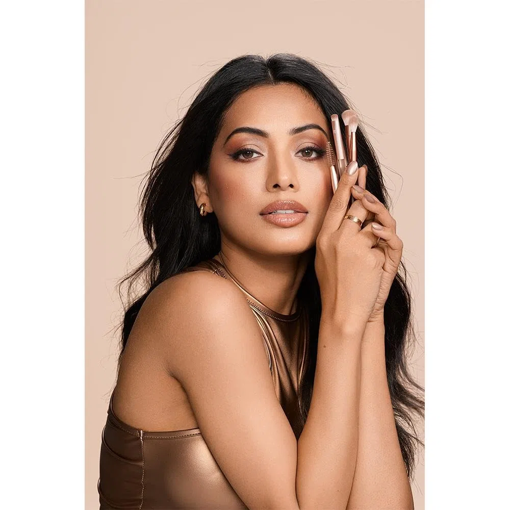 Real Techniques New Nudes Daily Swipe Eye Kit, 7 Piece Set
