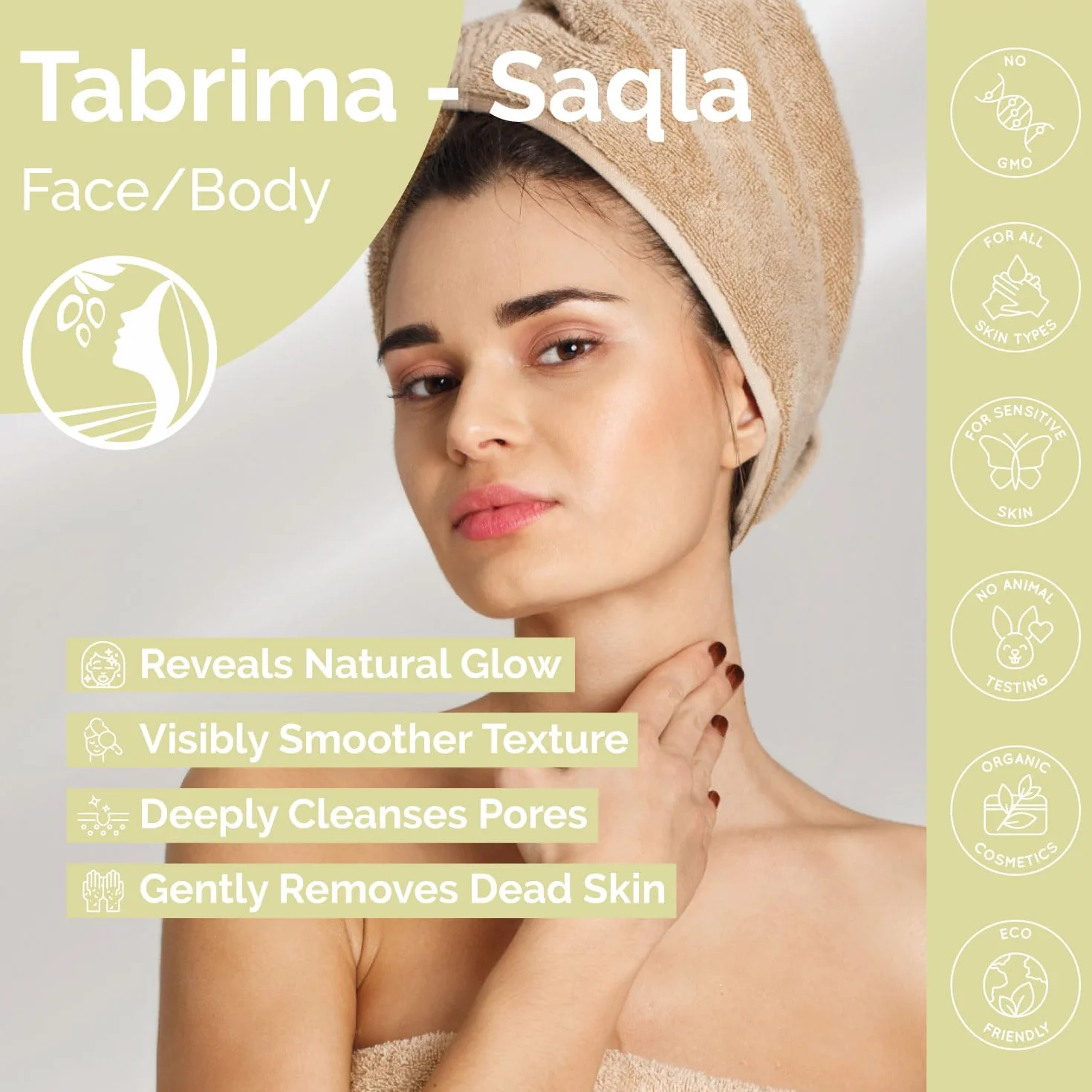 Fatima's Garden Tabrima/Seqla Esfoliante Hammam Marocchino Naturale Rituale Ancestrale 150g