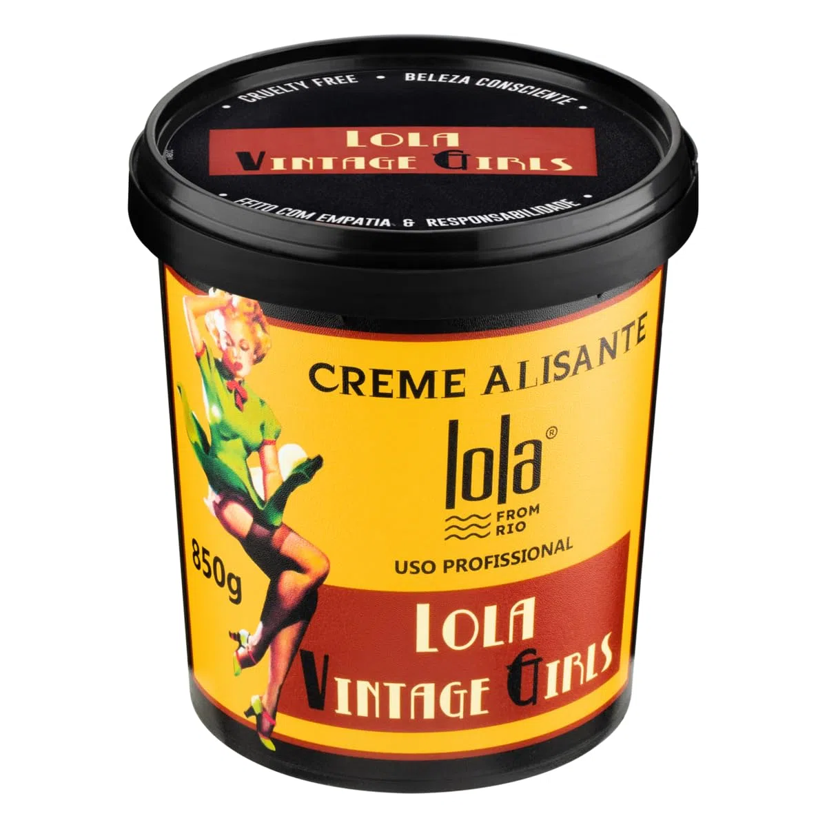 Lola Cosmetics - Crema Lisciante Capelli - Frizz Defense Complex - Effetto Ultra Liscio 6 Mesi - Anti-Crespo - Nutre e Idrata - Adatta a Tutti i Tipi di Capelli - 850 ml