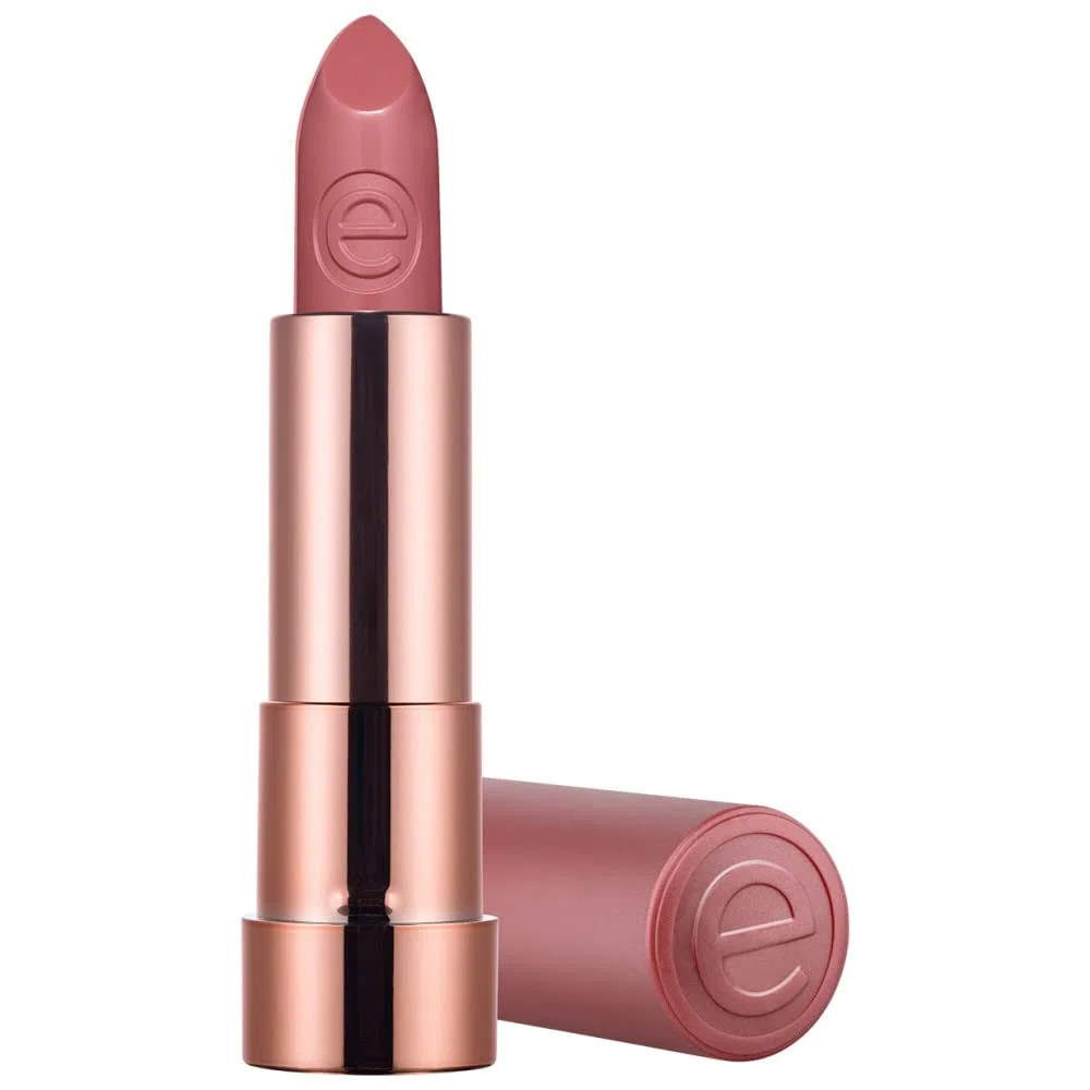 essence hydrating nude rossetto labbra, idratante, curativo, con oli, naturale (3.5g)