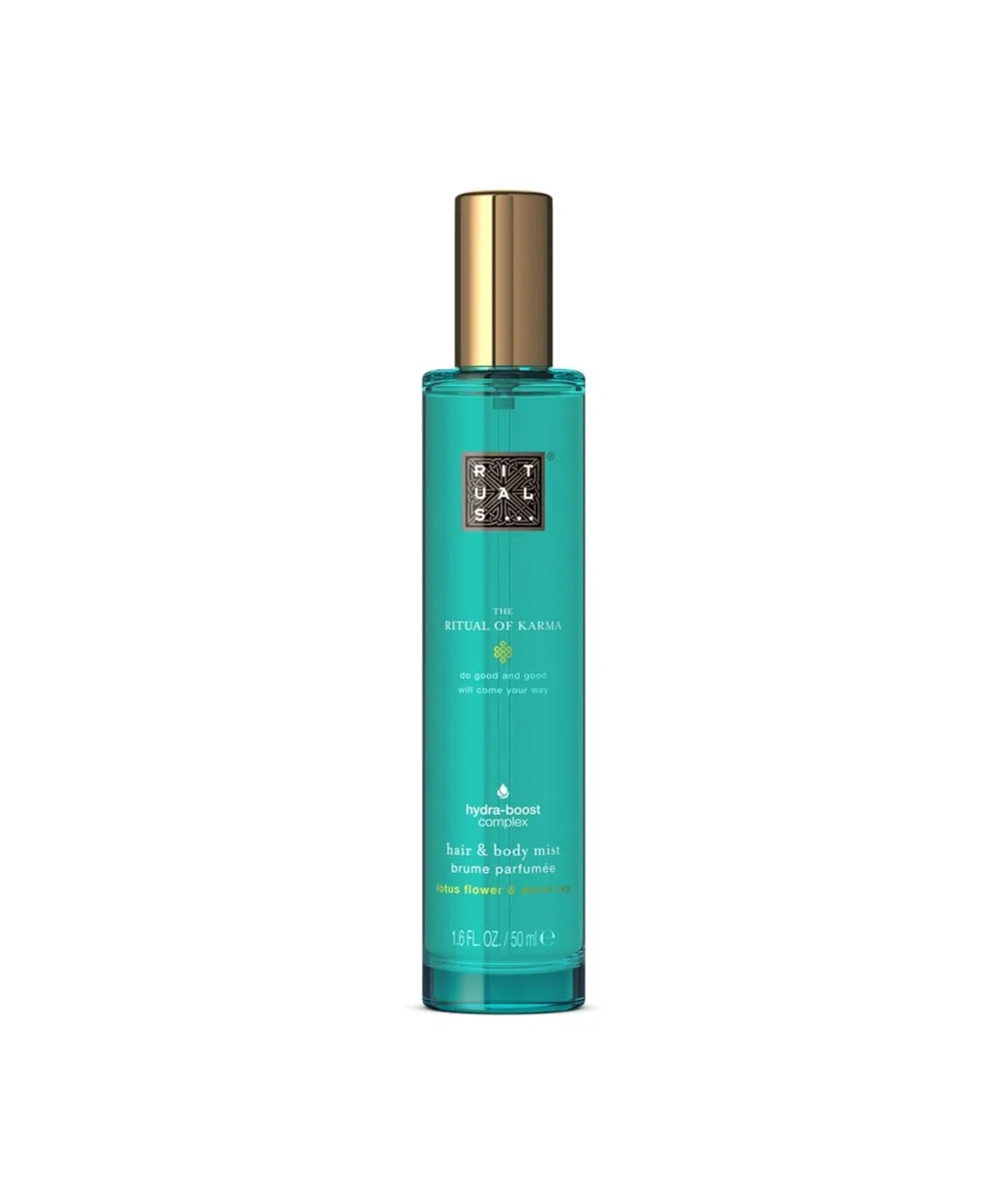 RITUALS Spray Capelli e Corpo di The Ritual of Karma – con Fiore di Loto e Tè Bianco – Fragranza fiorita rigenerante - 50 ml