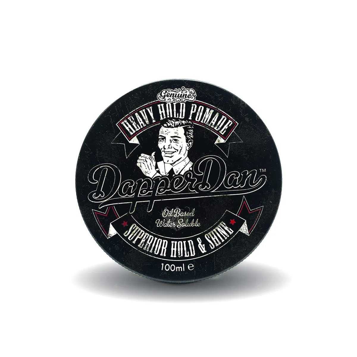 Dapper Dan Pomata Superiore a Tenuta Forte per Uomini, Extra Forte, Alta Lucentezza, Facile da Risciacquare, Liquirizia e Vaniglia, 2 x 100ml