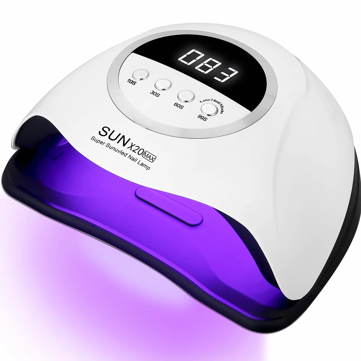 Lampada UV LED Unghie, 320W Professionale 72 sfere di lampada a LEDs, Semipermanente Curare Rapidamente Pedicure Fornetto per Tutti i Smalti, Automatico Sensore per Manicure a Casa e in Salone