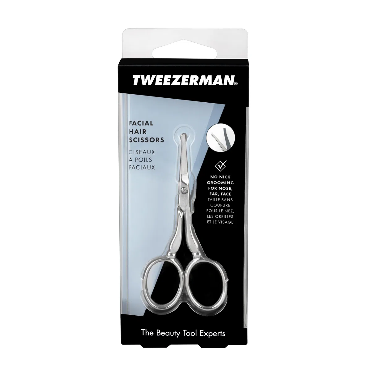 Tweezerman forbici dei capelli facciali