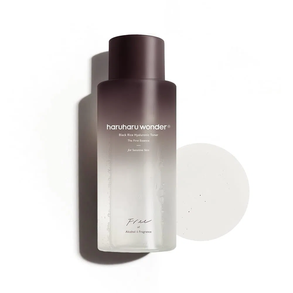 Haruharu Wonder Black Riso Toner ialuronico per pelli sensibili, 300 ml | Senza alcool, senza profumo | Vegan, Cruelty Free, EWG-Green