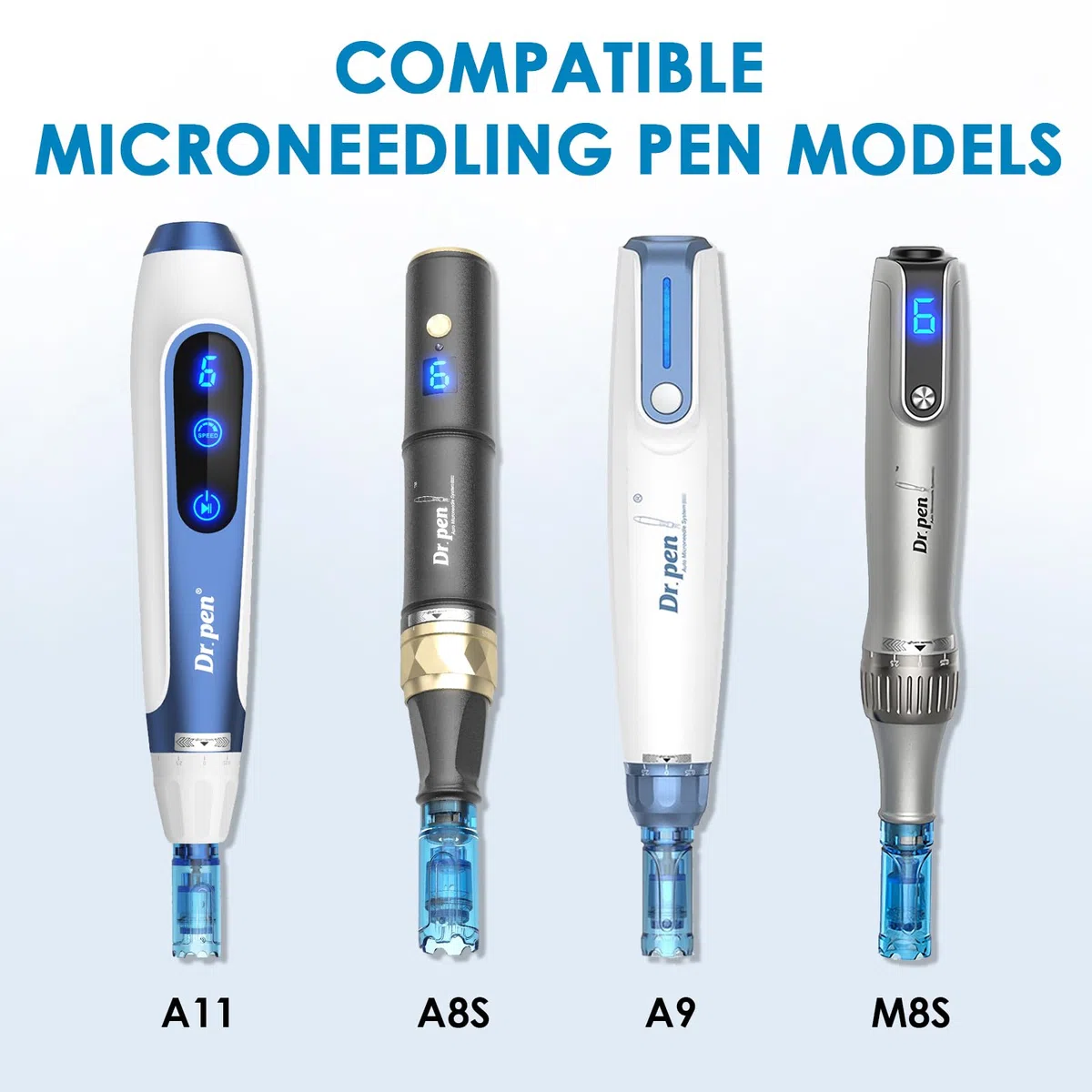 20 Pz Ago di Ricambio per Penna Microneedling 24 Aghi per Modelli Dr.pen A9 M8S A8S, Punte di Ricambio Monouso Autentiche per Cartucce di Aghi per Microneedling Accessori (24 Pin, 20 Pcs)