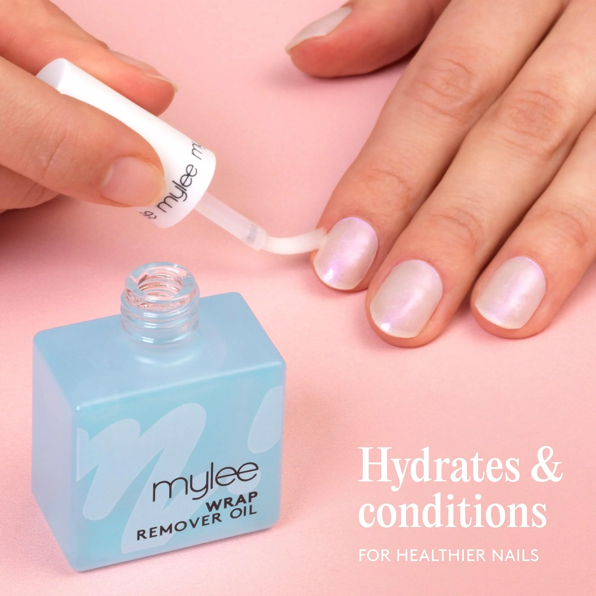 Mylee Kit Gel Nail Wraps - Strumenti professionali per applicazione e rimozione - Include olio di rimozione, forbici, lima e spingi cuticole