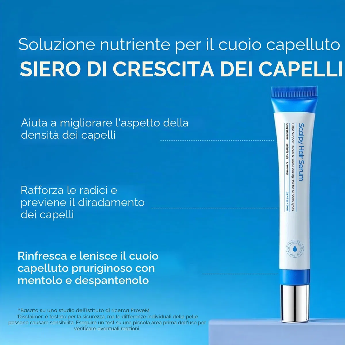 Seapuri Scalpy Scalp Serum for Fine and Brittle Hair, Against Hair Loss and Hair Breakage, Sérum Anti-Chute Fortifiant
