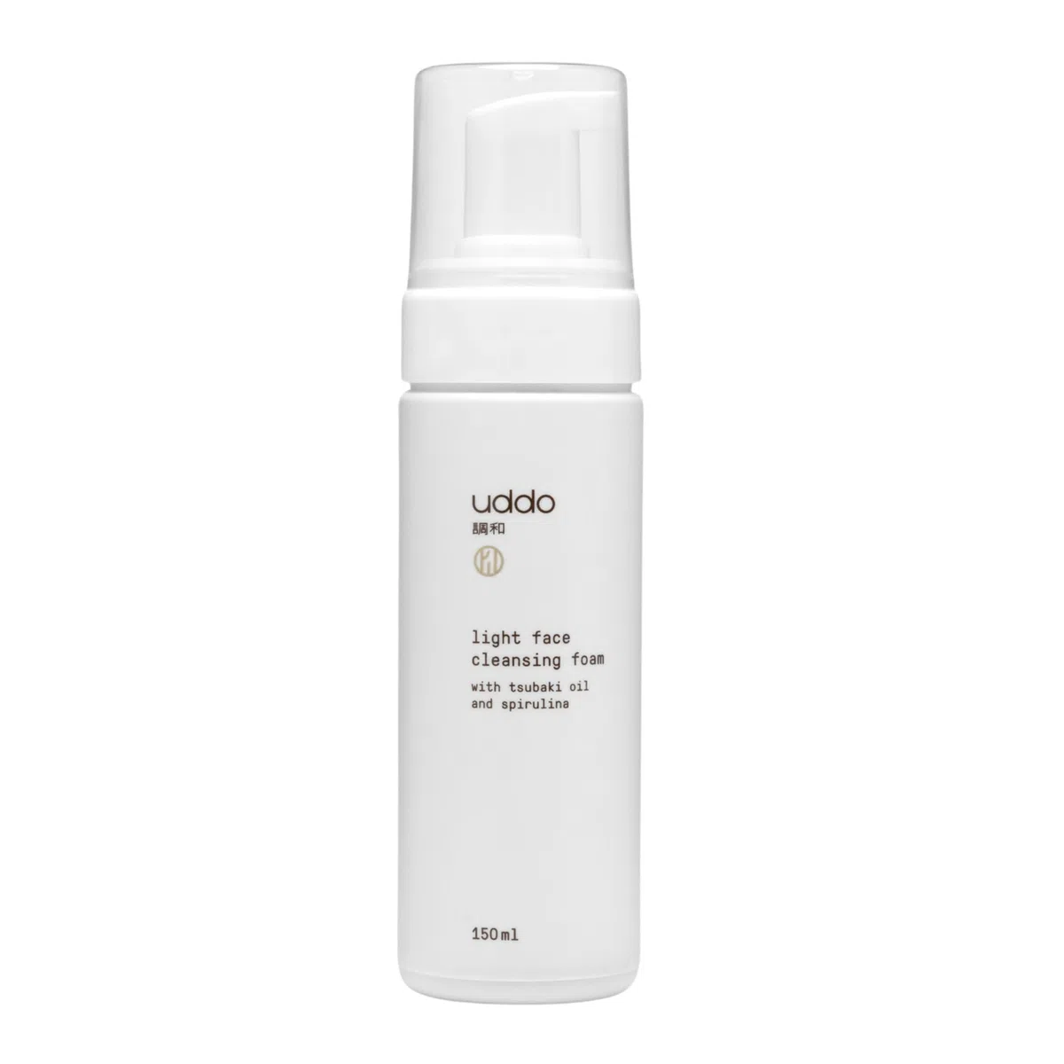 UDDO Cura del viso in schiuma viso da donna e uomo 150 ml - Per la pulizia del viso Spirulina Tsubaki Olio naturale per la pulizia del viso Schiuma Detergente per il viso Pulisce il viso Rassoda