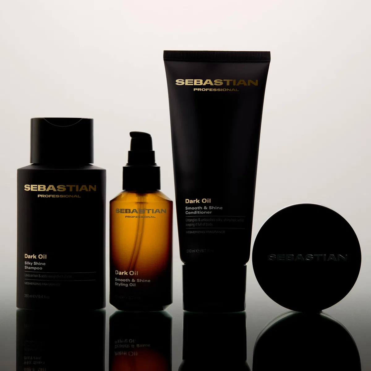 Sebastian Professional Dark Oil Smooth and Shine Styling Oil – Olio leggero per capelli lisci, morbidi e luminosi, ideale per donare brillantezza e controllo naturale