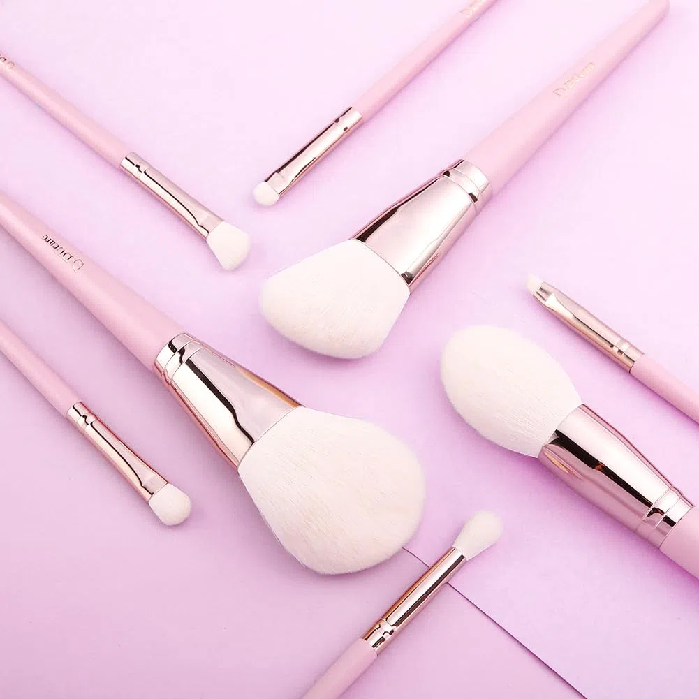 DUcare Pennelli Make Up Professionali Set (Rosa)
