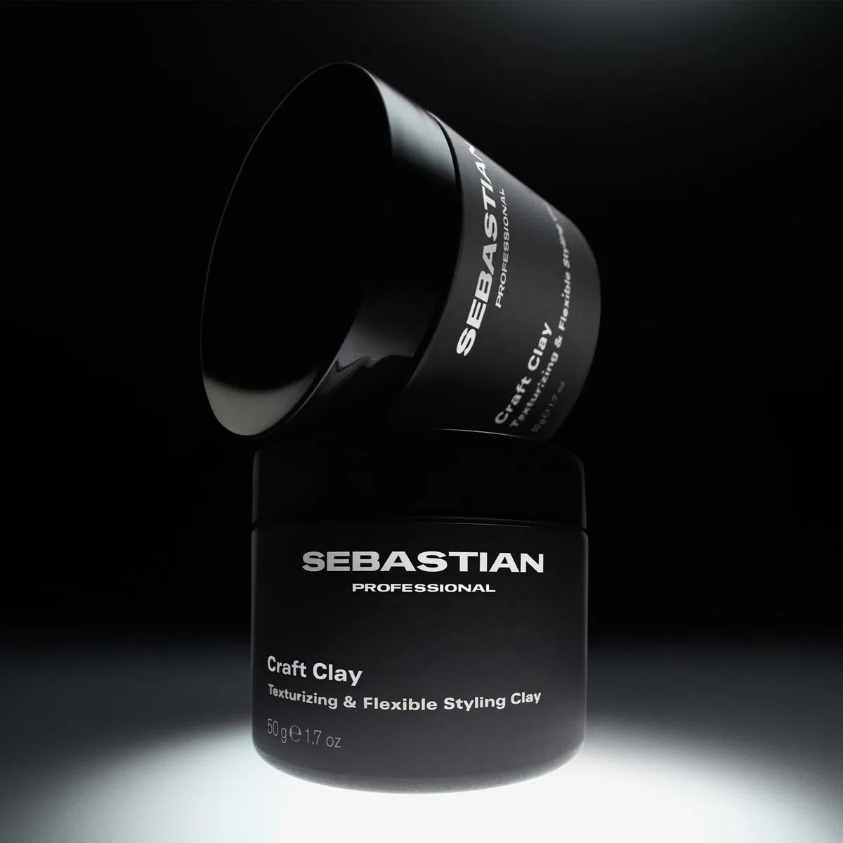 Sebastian Professional Craft Clay Texturizing & Flexible Styling Clay – Pasta modellante opaca per capelli con tenuta flessibile e texture naturale, definita e duratura, 50 g