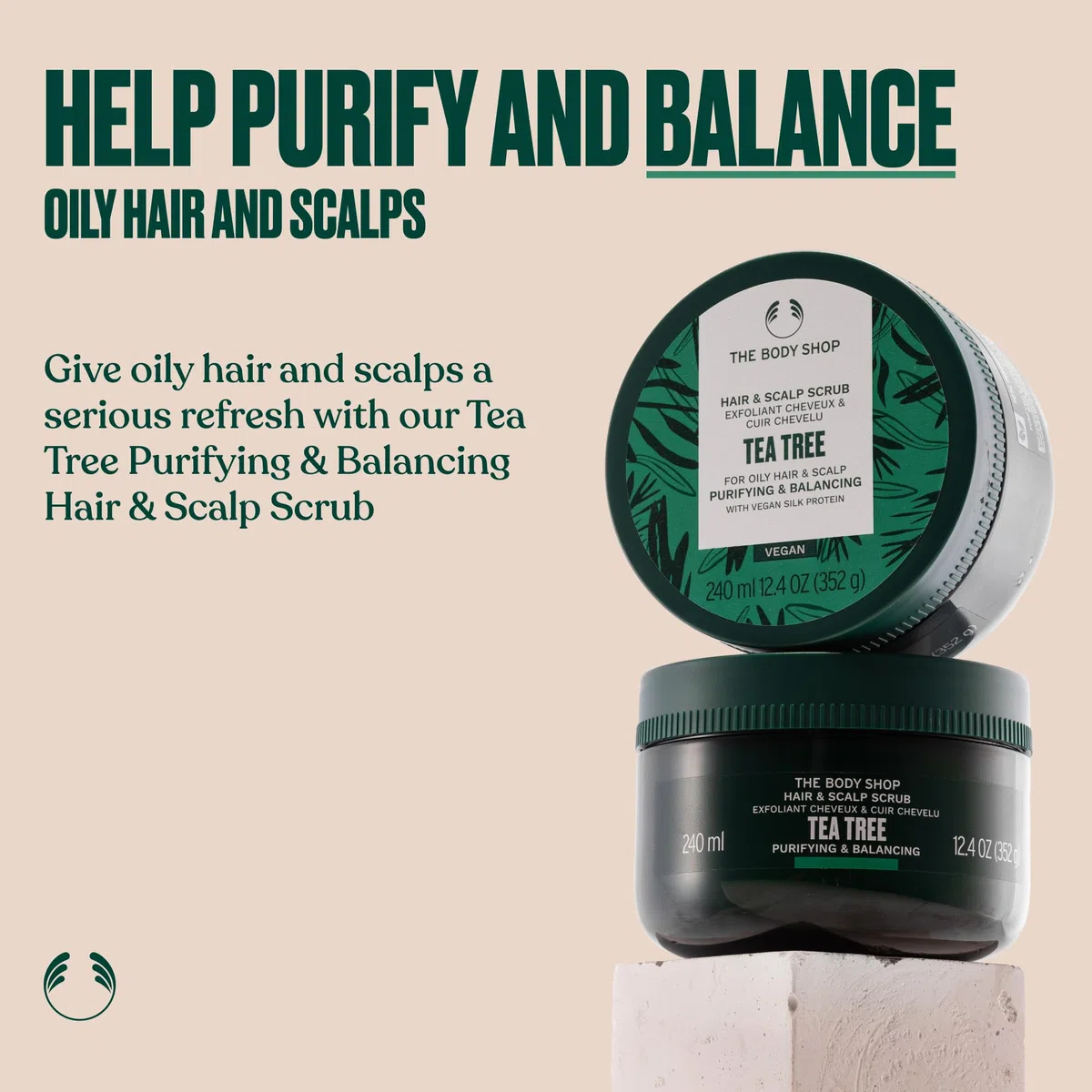 THE BODY SHOP Tea Tree Purifying & Balancing Hair & Scalp Scrub 240 ml