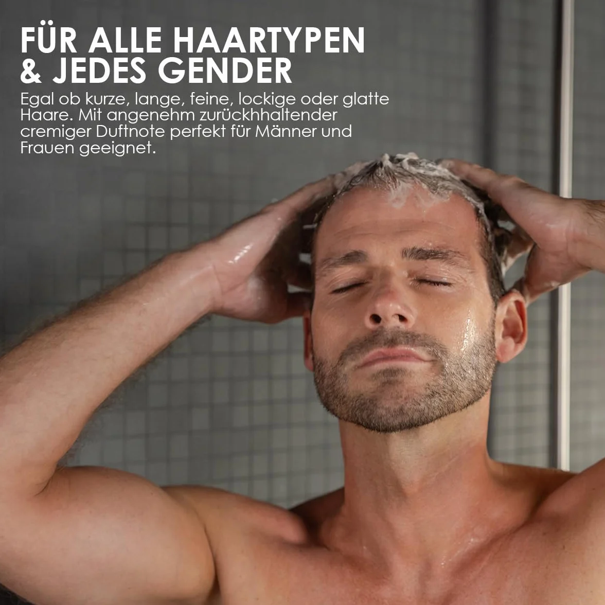 LEON MIGUEL Hair Growth Shampoo – con stimolante caffeina e estratto di tè verde, favorisce la crescita sana dei capelli, anti-perdita di capelli, senza parabeni e silicone, per tutti i tipi di