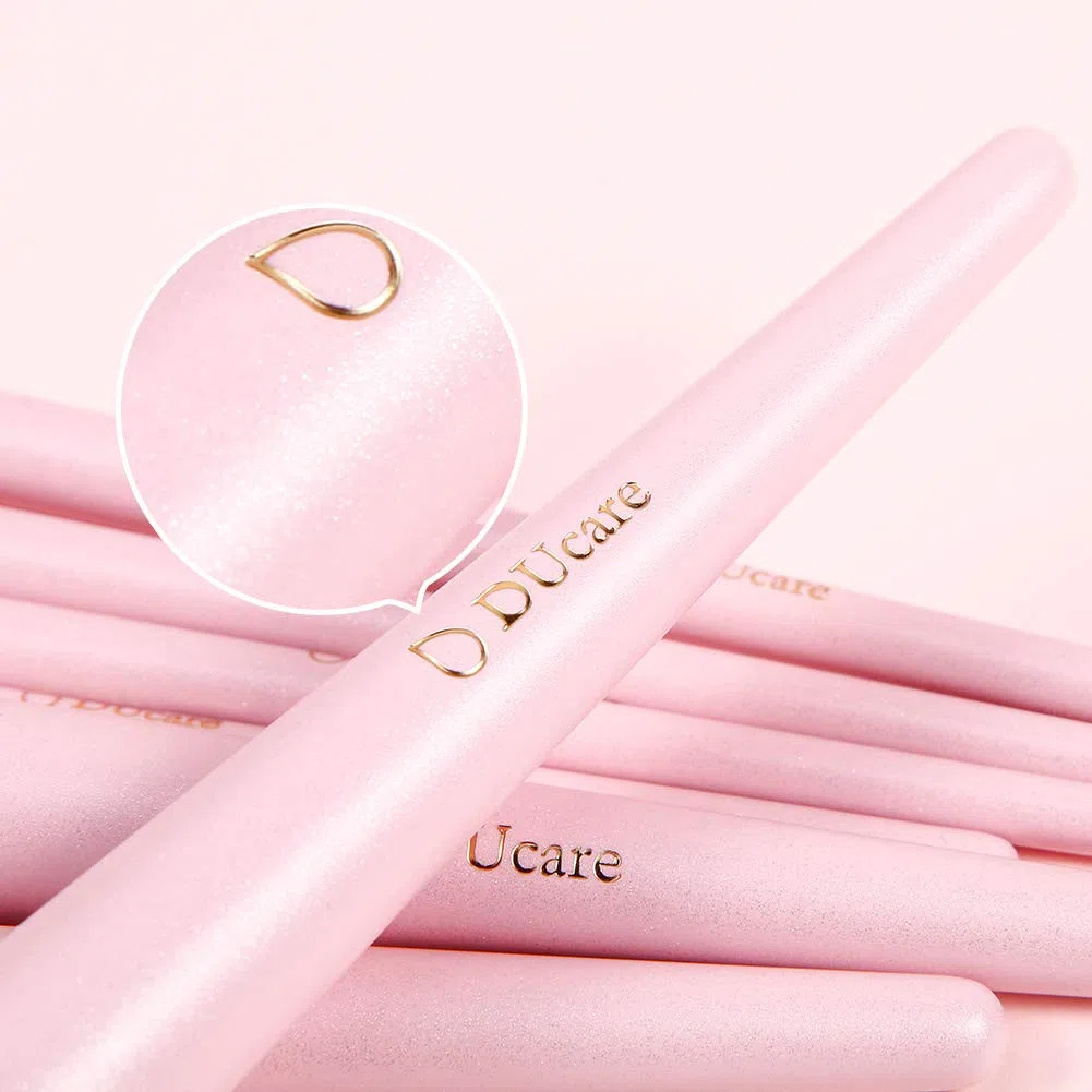 DUcare Pennelli Make Up Professionali Set (Rosa)