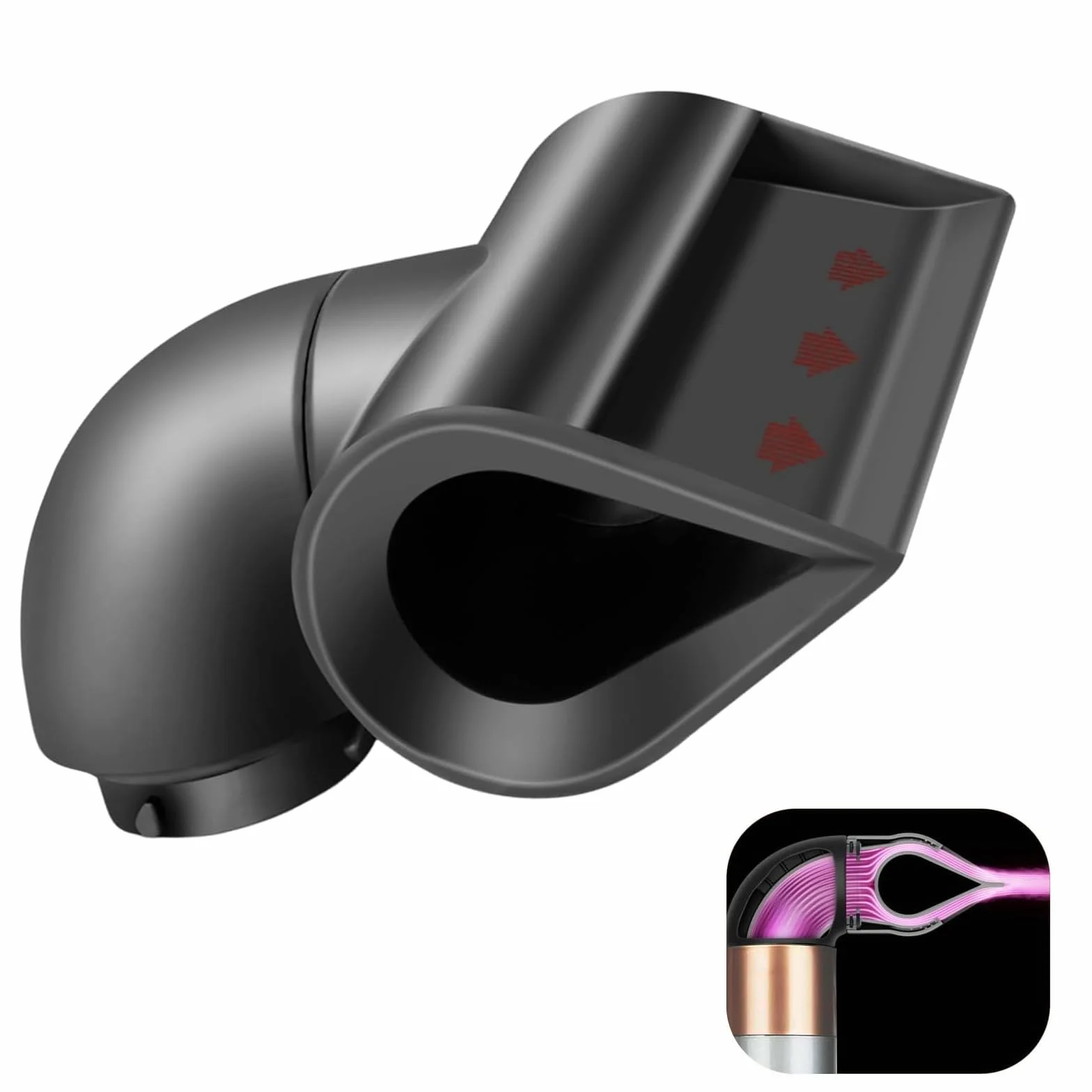 Bocchetta per styling di precisione per Dyson Airwrap HS01/HS05, bocchetta per styling con lame, accessori per asciugatura e styling