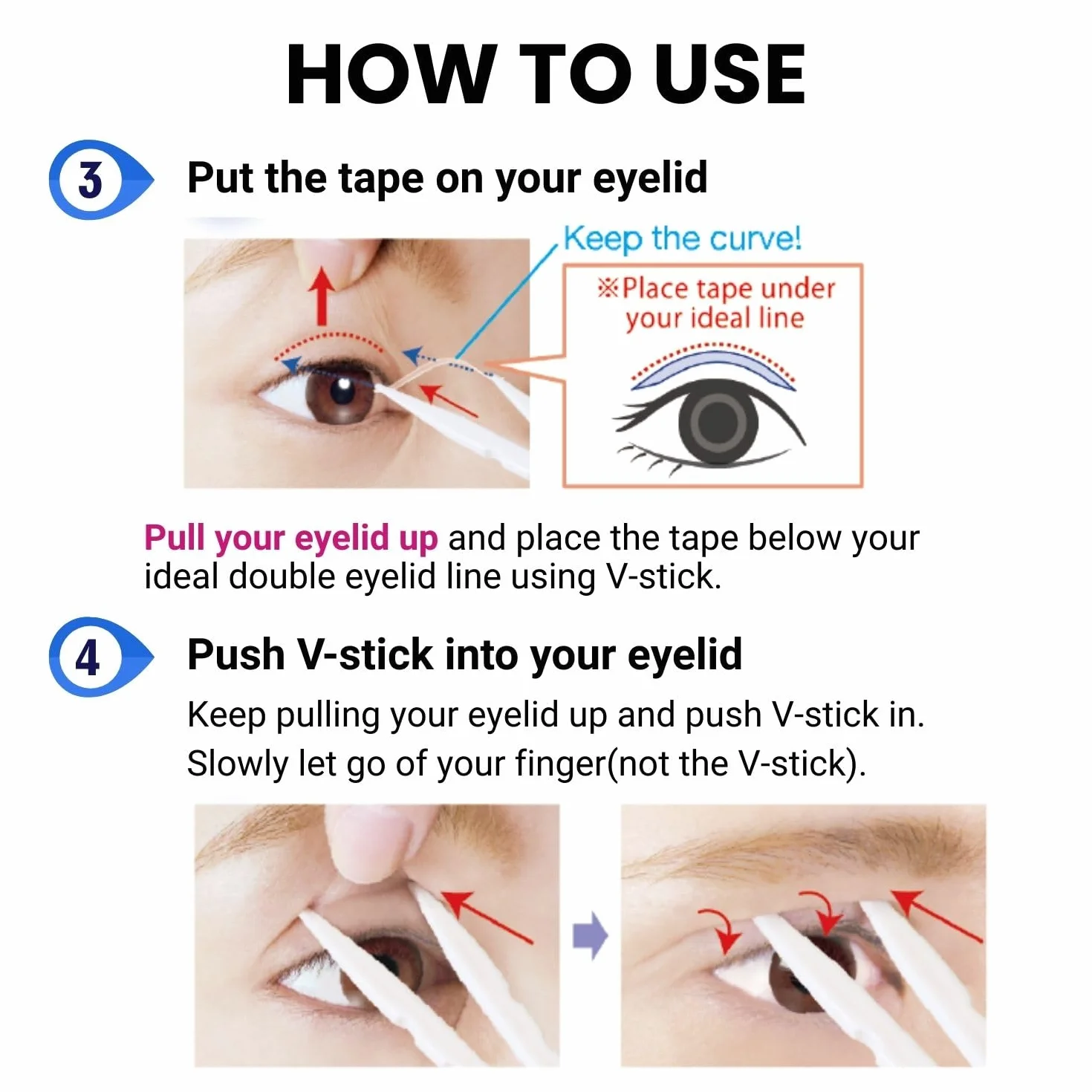 D.U.P Wonder Eyelid Tape Extra - 120 pcs