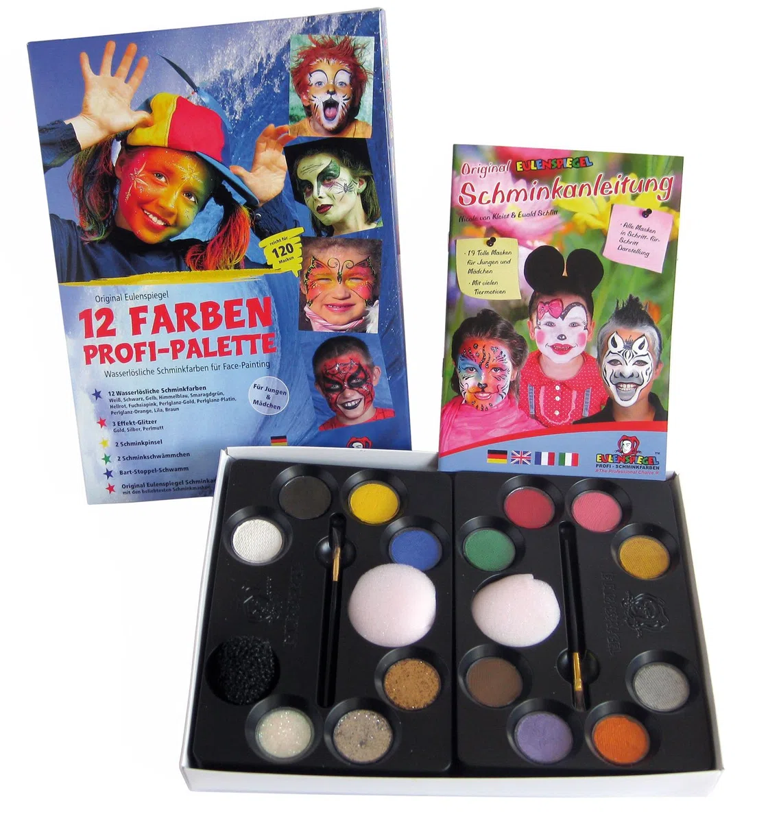 Eulenspiegel 12 Palette Di Colori, Make-Up