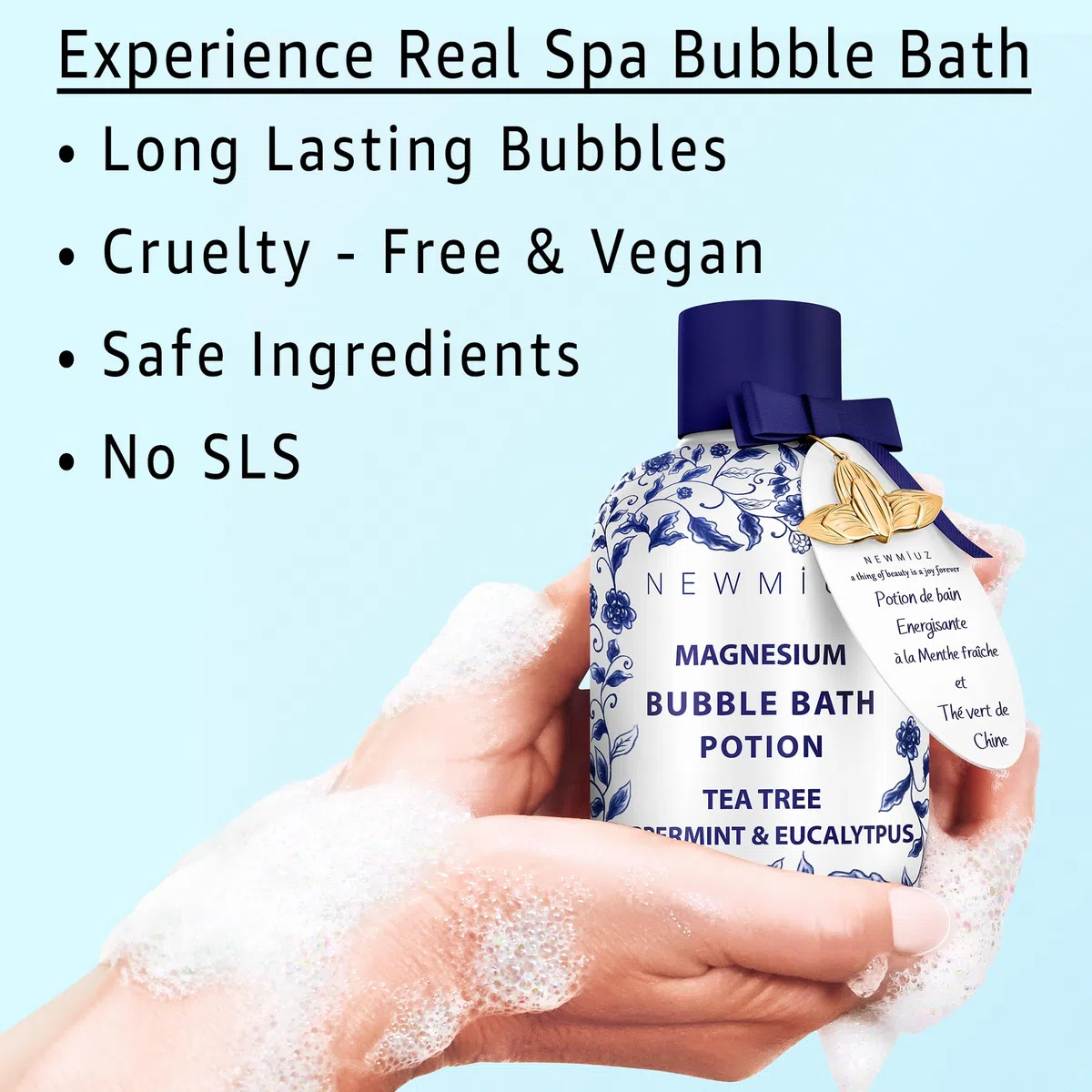 Magnesium Bubble Bath Women Gift