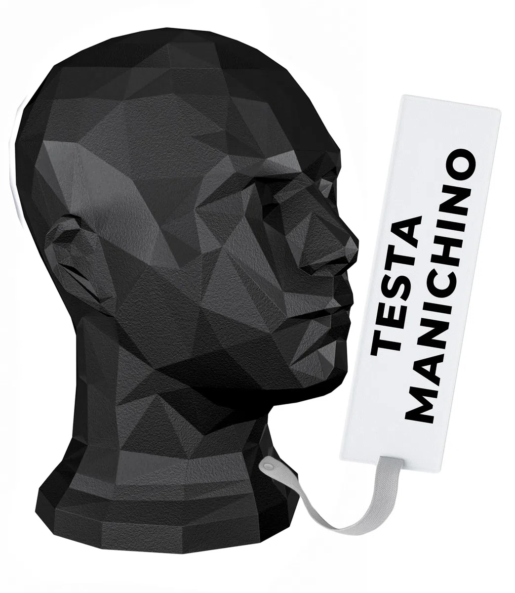 Testa manichino uomo espositore per cappelli caschi gioielli e accessori – supporto elegante per vetrine conservazione e decorazione ideale per negozi o casa