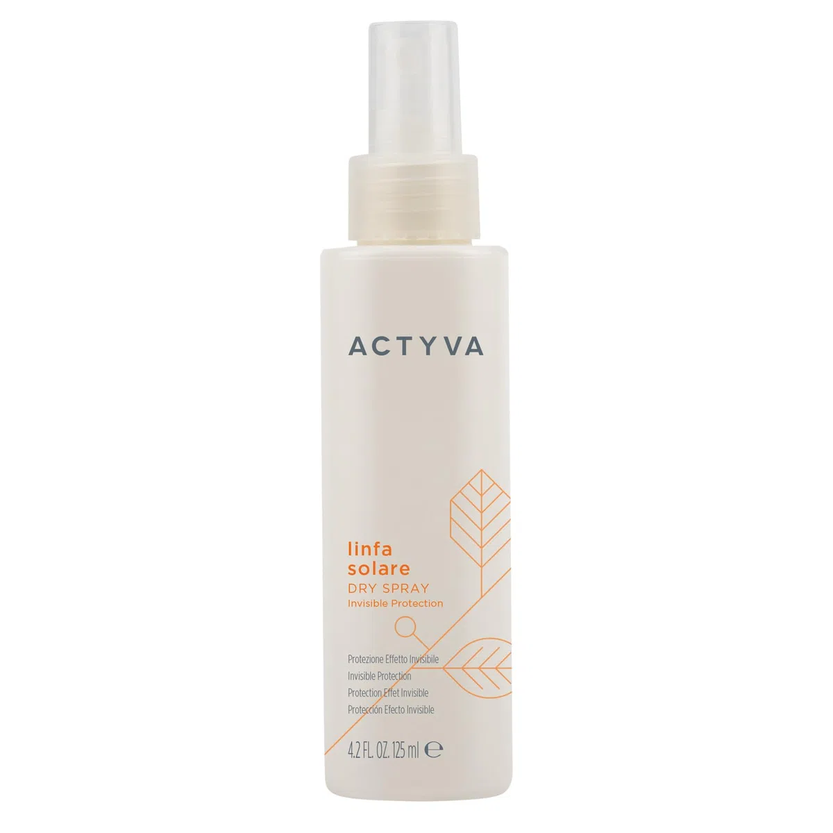 Actyva - Linfa Solare Dry Spray, Setificante Protettivo per Capelli, con Aloe Vera, Filtro UV - 125 ml