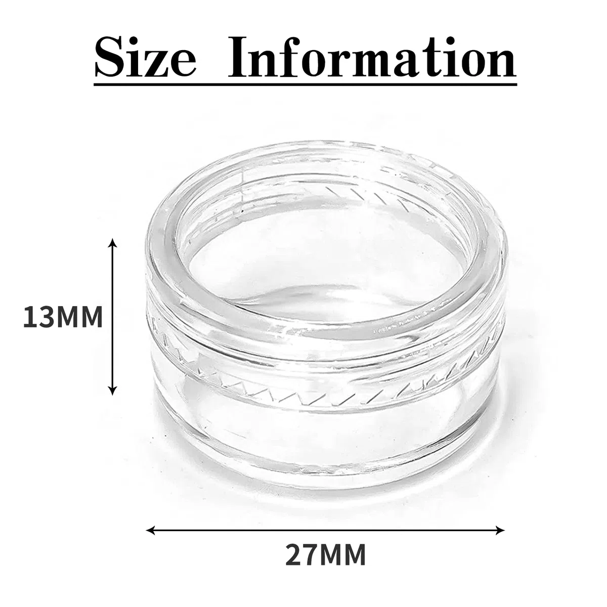 100 Pz Vasetti Cosmetici, 3ml Contenitori Cosmetici Vuoti con 15 Mini Spatola e 105 Adesivi, Barattolini Plastica Piccoli con Tappo per Lozioni, Creme