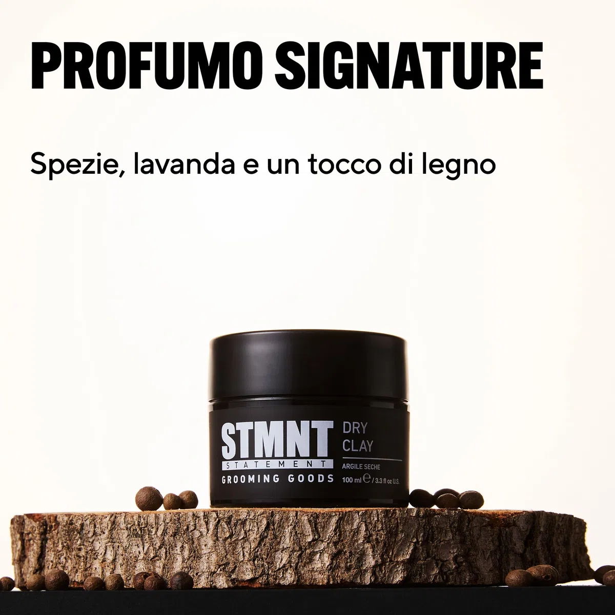 STMNT Grooming Goods Dry Clay | Extra Matte Finish | Super Strong Control | Easy to Wash Out 100ml
