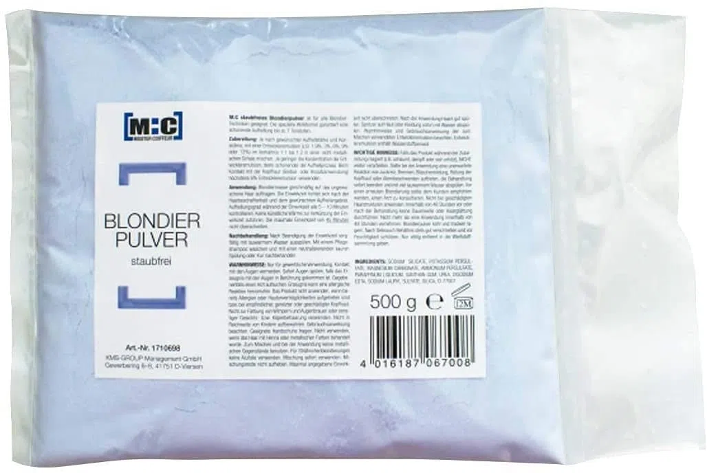 M:C Meister Coiffeur Blondierpulver blau, staubfrei, Blondierung 500 g