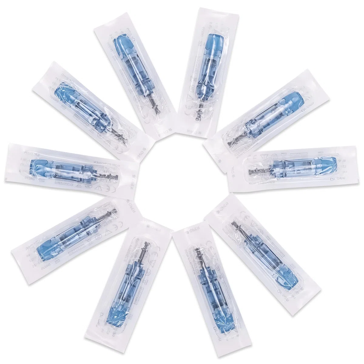10Pcs 12 Pin Dermapen Cartucce per Dr.pen A9/M8S/A8S, 10 Pezzi/Confezione