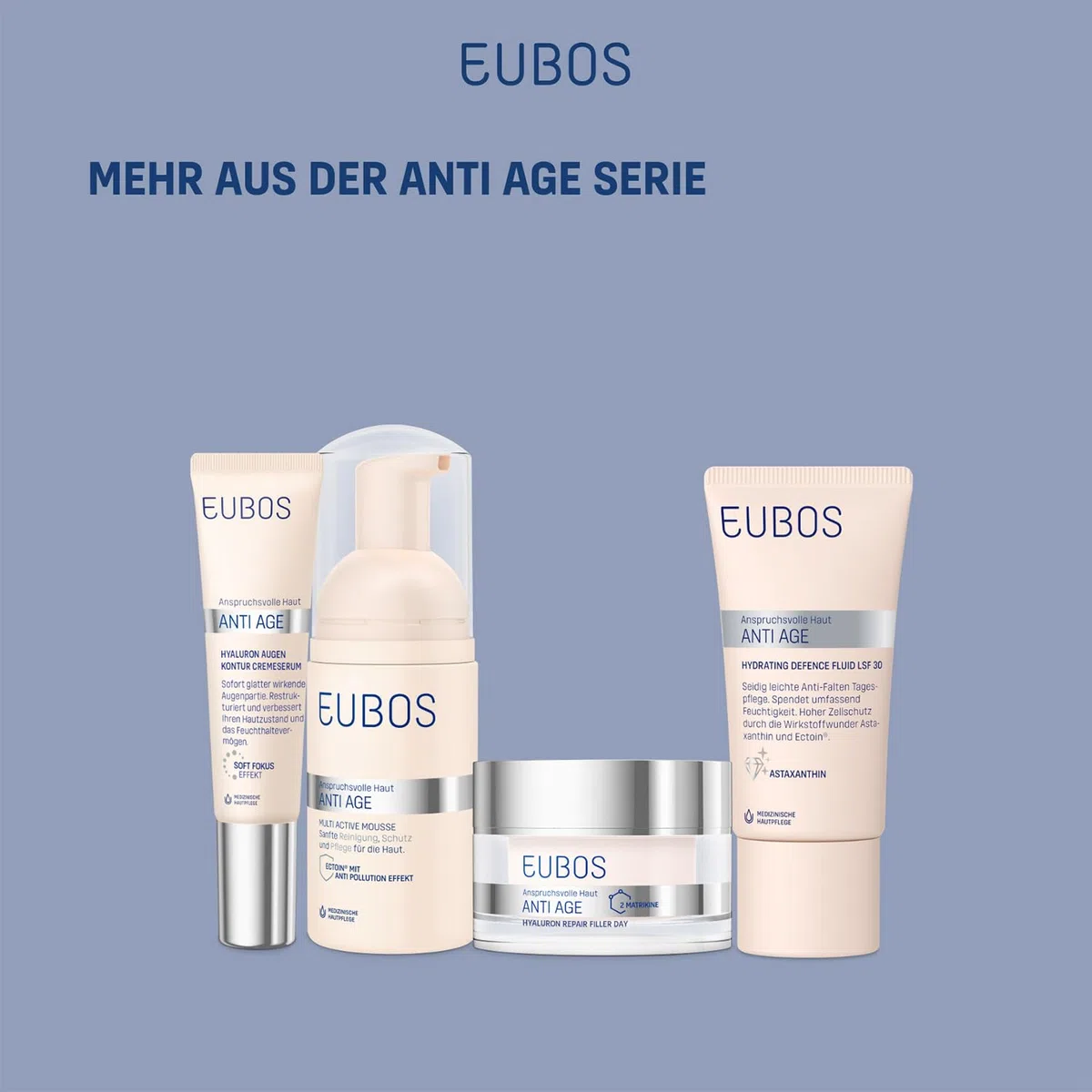 EUBOS ANTI AGE HYALURON MULTI ACTIVE MOUSSE 100 ML