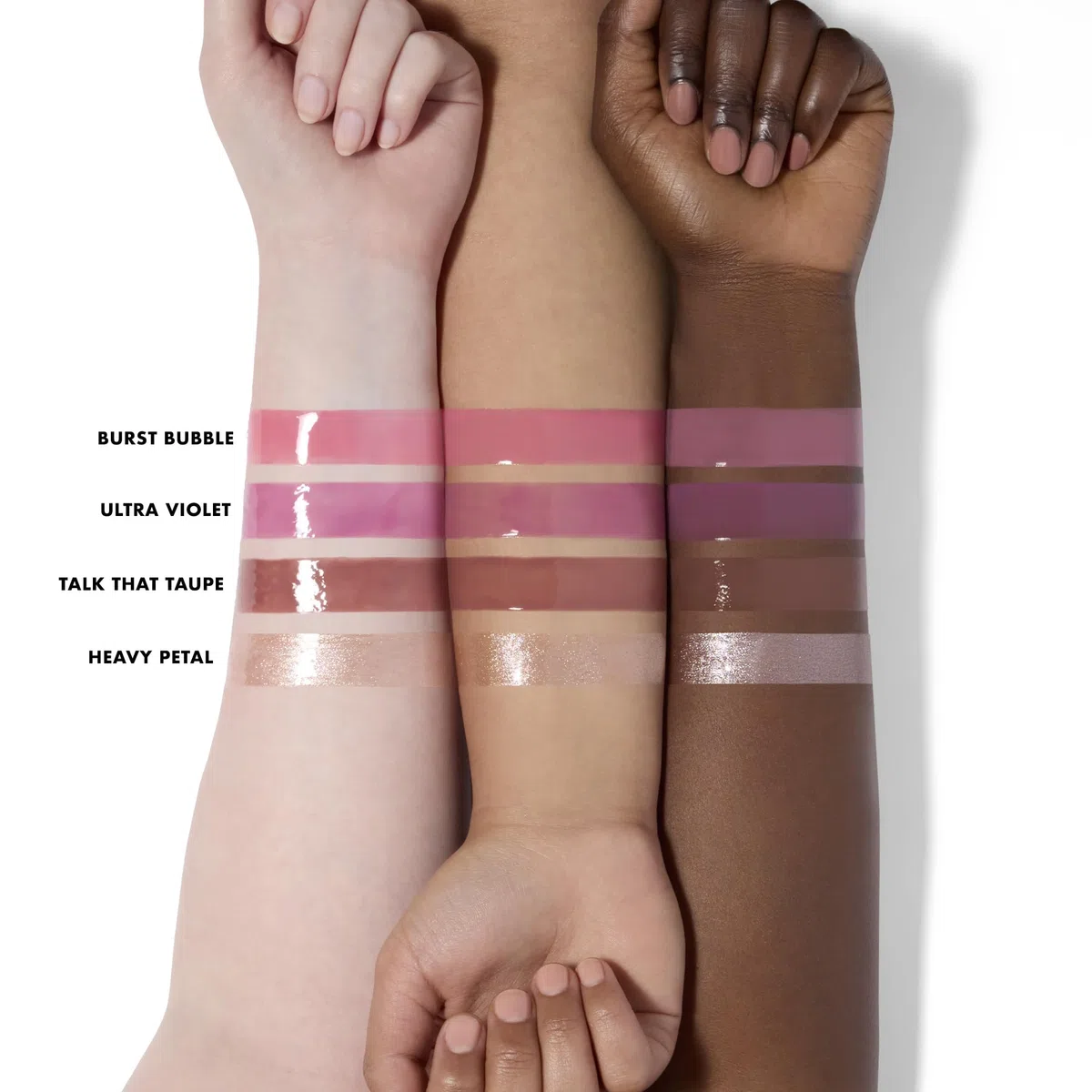 Glow Reviver Plumping Lip Oil, olio labbra nutriente colorato per un finish super lucido, infuso con olio di jojoba, prodotto vegano e non testato sugli animali, 4 tonalità