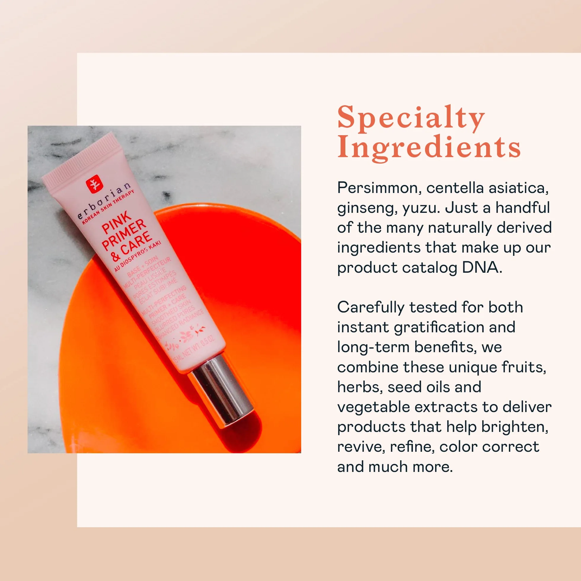 Erborian Primer & Care Rosa, 15-Milliliter