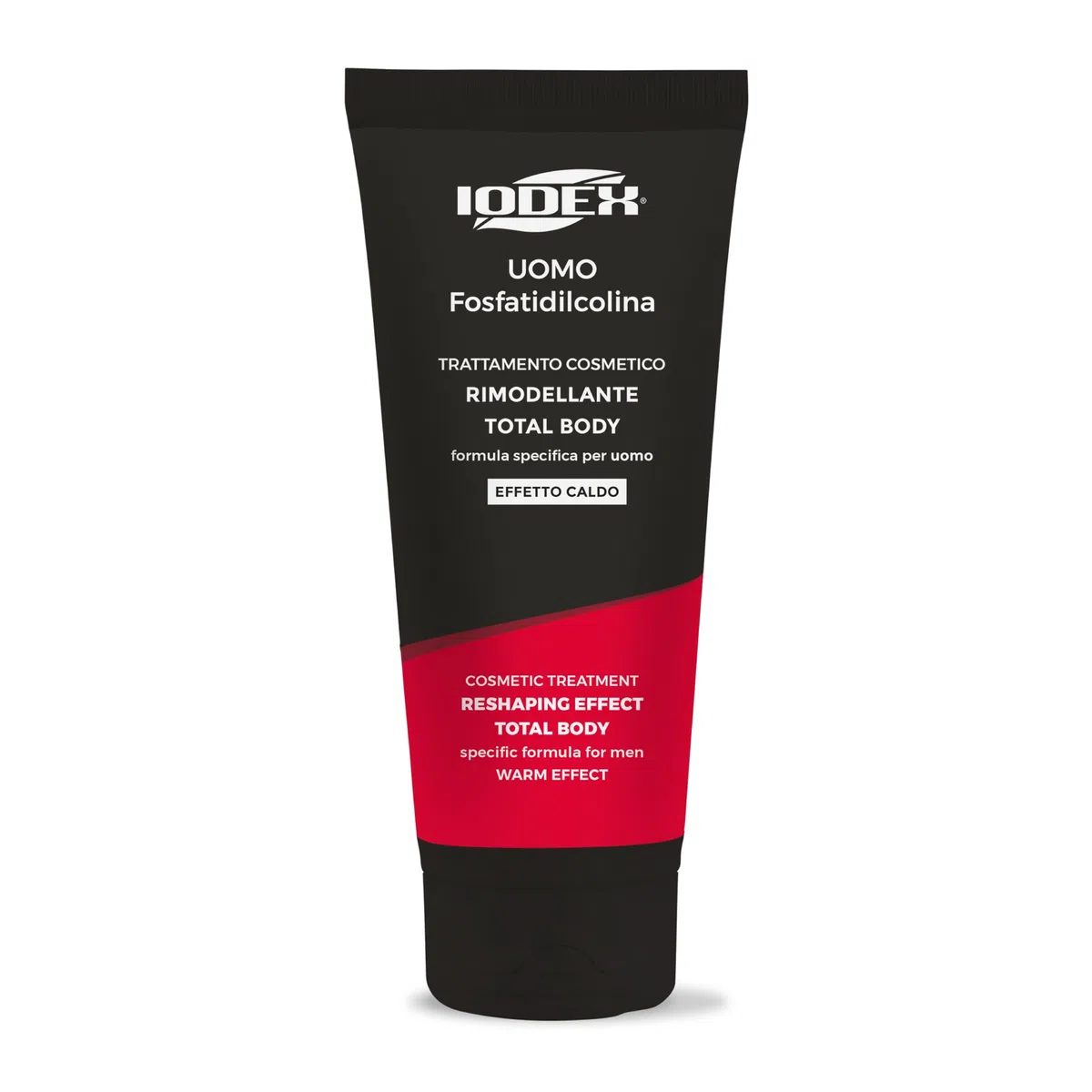 Iodase Iodex Uomo F Crema 200ml, Rimodellante e Tonificante Total Body con Fosfatidilcolina, Effetto Termogenico, Migliora Compattezza e Tonicità della Pelle Maschile, Dermatologicamente Testata