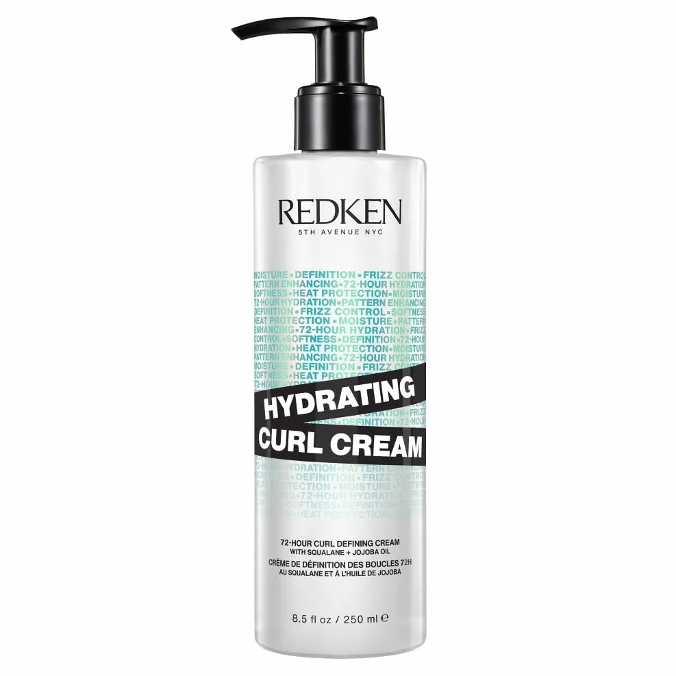 Redken, Crema Arricciante Per Definizione Ricci e Termoprotettore, Idrata & Definisce i Ricci, Arricchita con Olio di Jojoba & Squalane, Capelli Ricci, Mossi & Crespi, Curl Stylers, 250ml