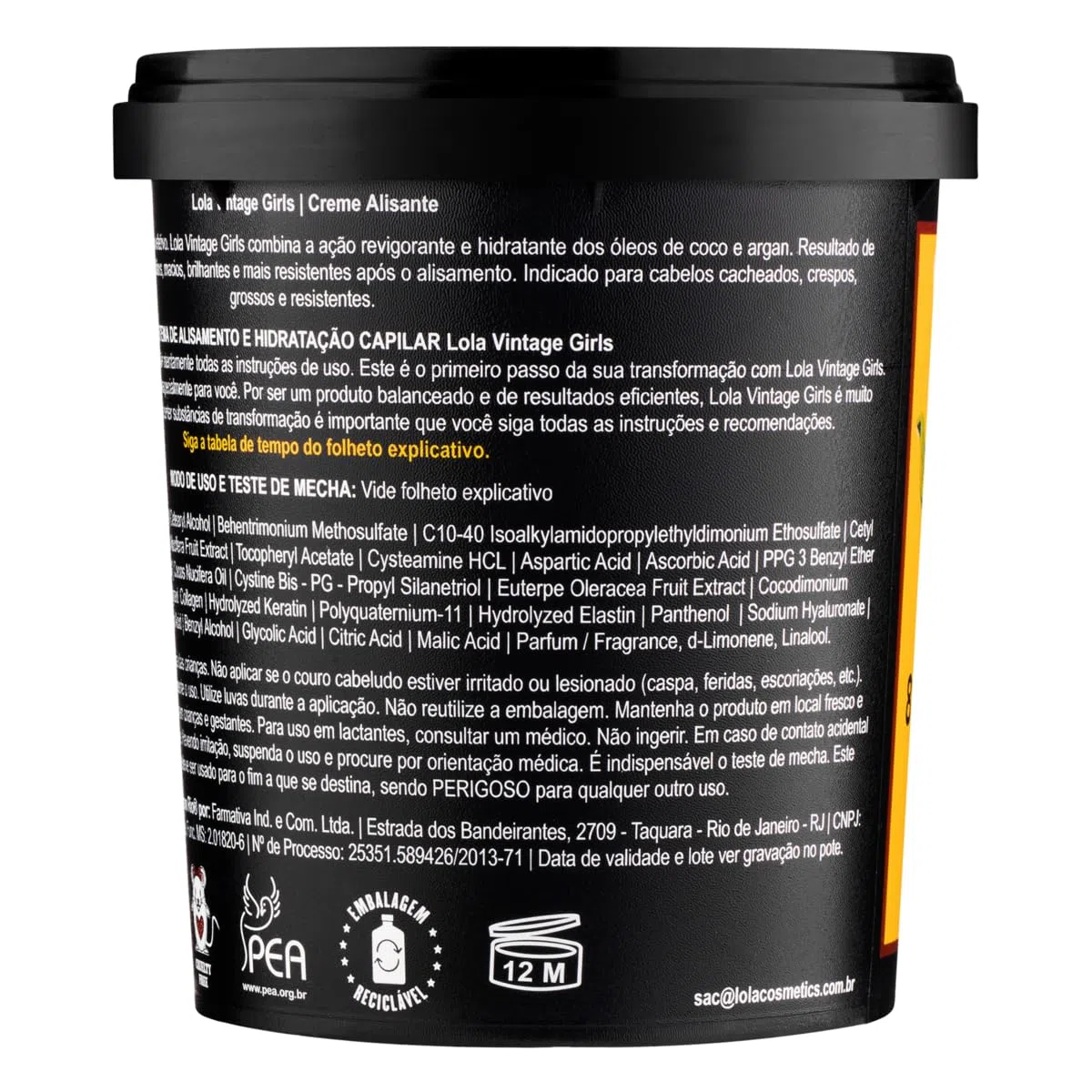 Lola Cosmetics - Crema Lisciante Capelli - Frizz Defense Complex - Effetto Ultra Liscio 6 Mesi - Anti-Crespo - Nutre e Idrata - Adatta a Tutti i Tipi di Capelli - 850 ml