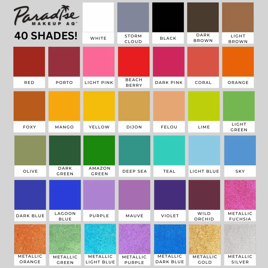 Mehron Paradise Makeup AQ - White (40 gr)