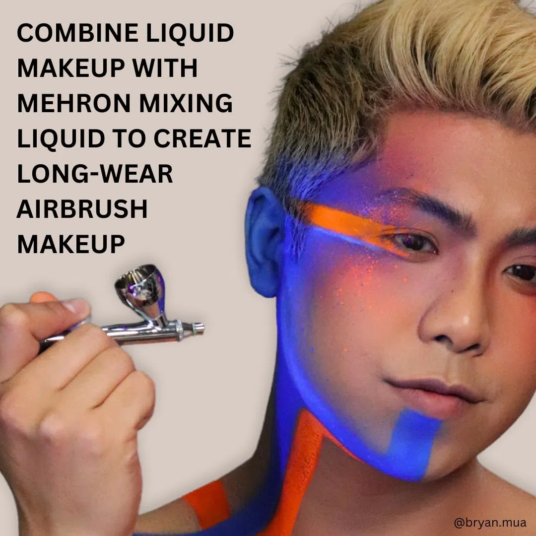 Mehron Liquid Make-up - Black (130 ml)