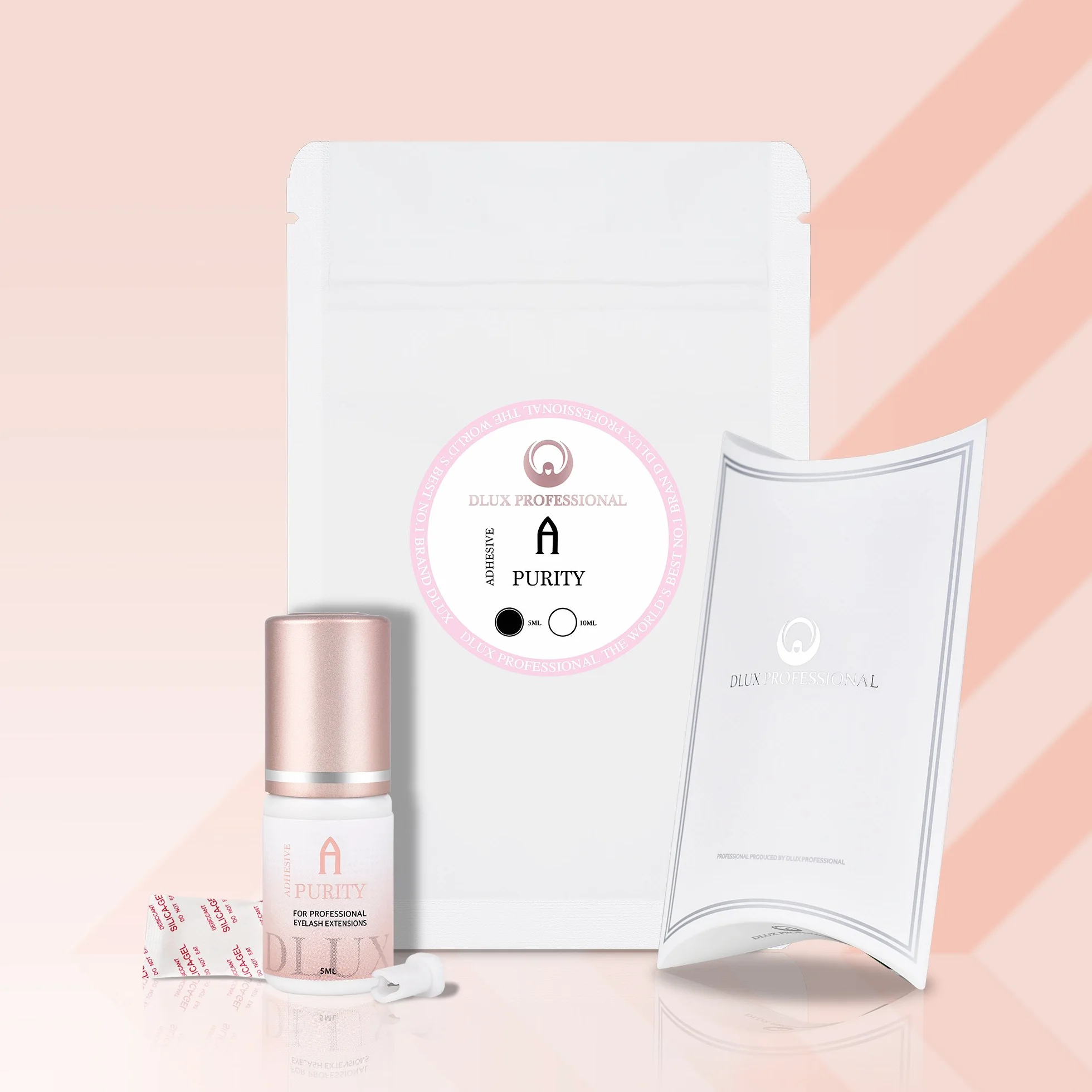 Dlux Professional Colla per extension ciglia purity alpha, 5 ml, , 0,5-1 sec.