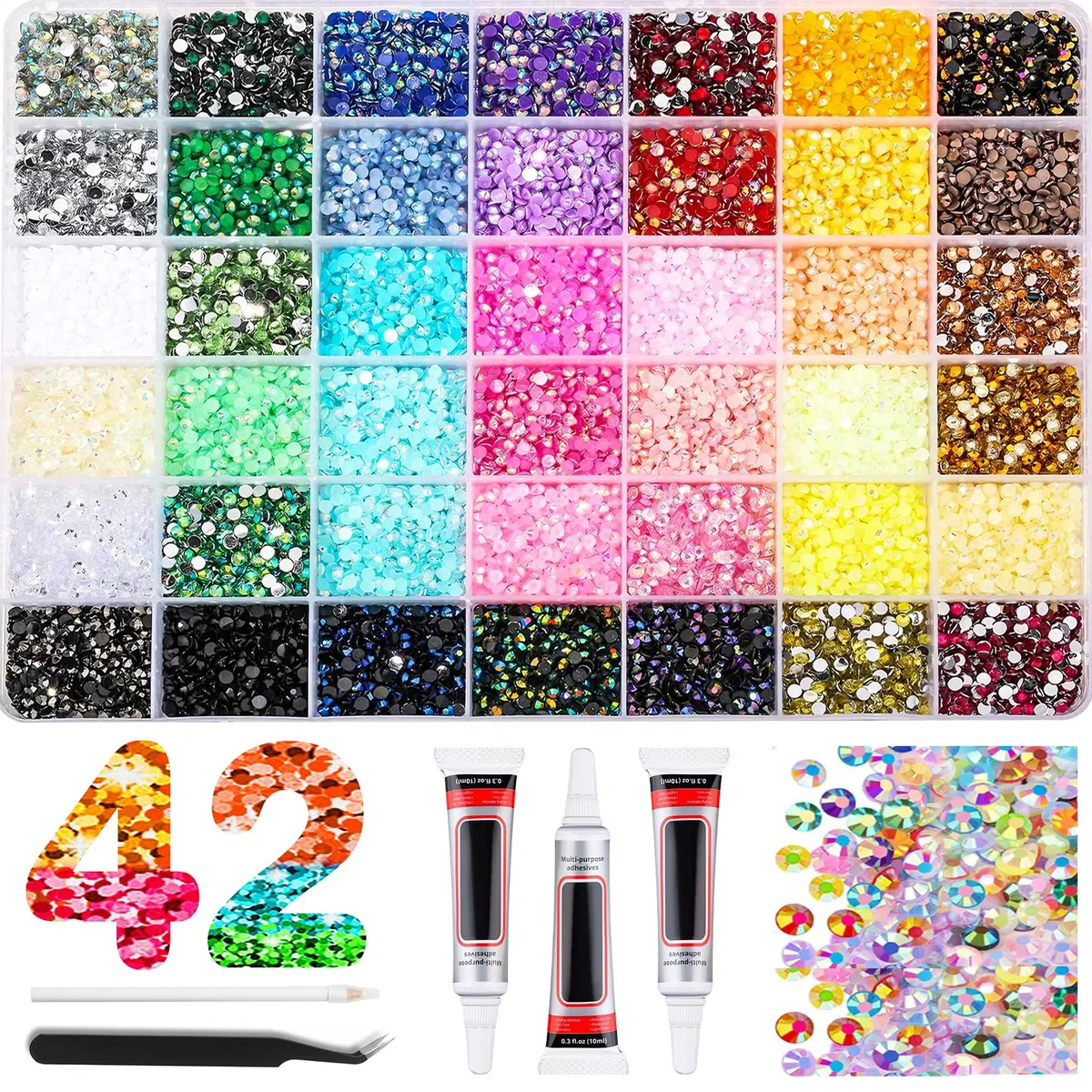 Yozexin Bedazzling Kit (Multicolor-42)